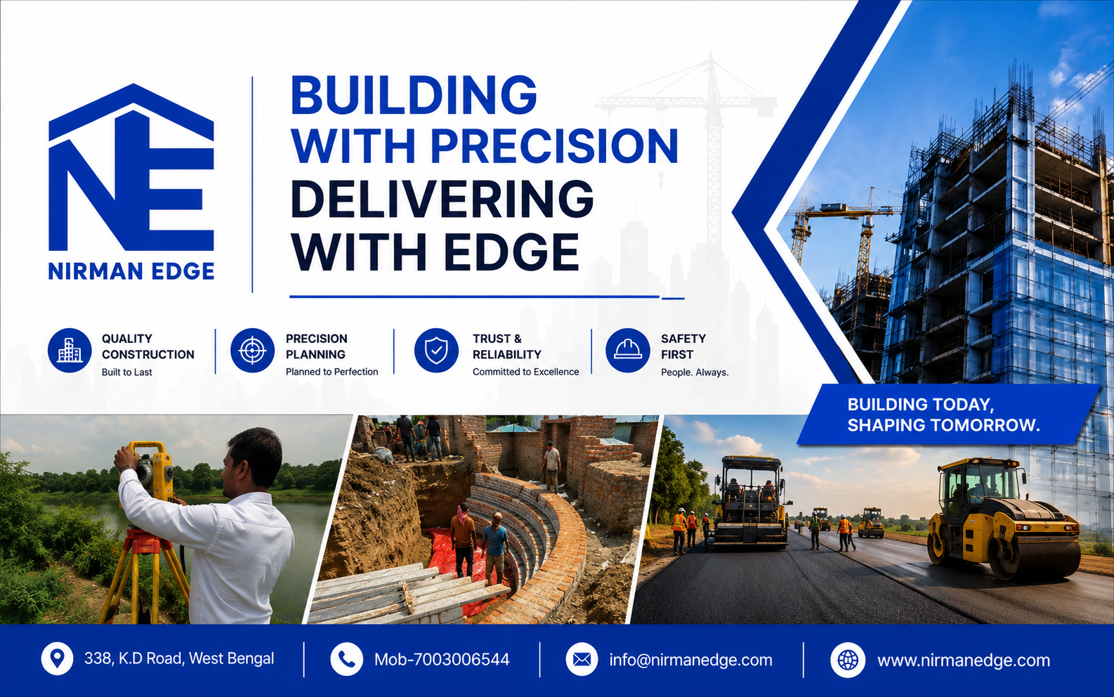 NirmanEdge Project: Road Construction & Development - Roads at West Bengal